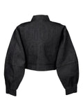 Walter Van Beirendonck embossed denim jacket