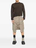 Rick Owens ribbed-knit trim sweater